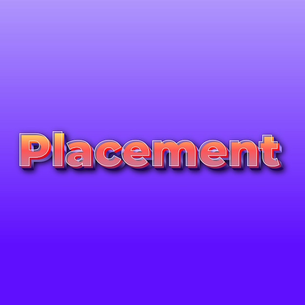 PlacementText effect JPG gradient purple background card photo