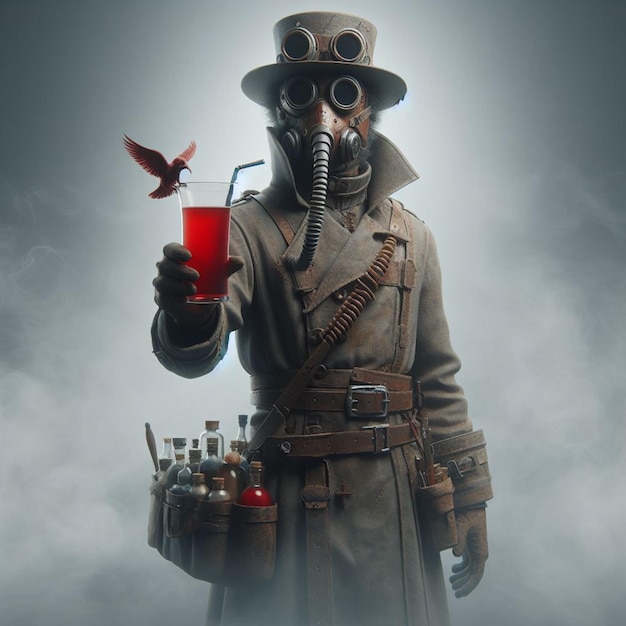 plague doctor illustration
