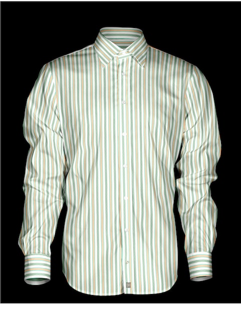 A plaid beautiful dobby textured stripe shirt