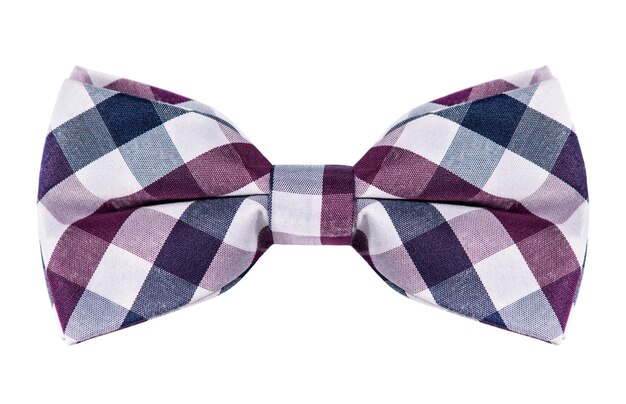 Plaid bow tie