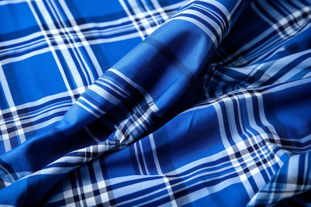 Plaid Fabric Texture Background