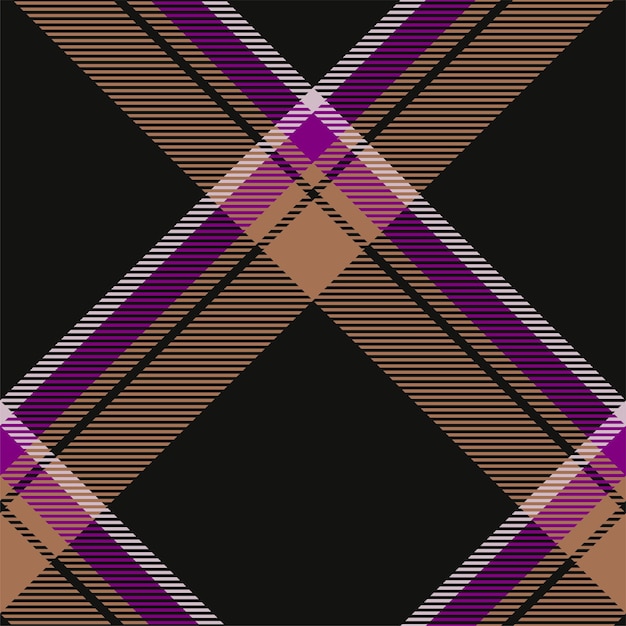 Plaid pattern vector Check fabric texture Seamless textile design for clothes paper print