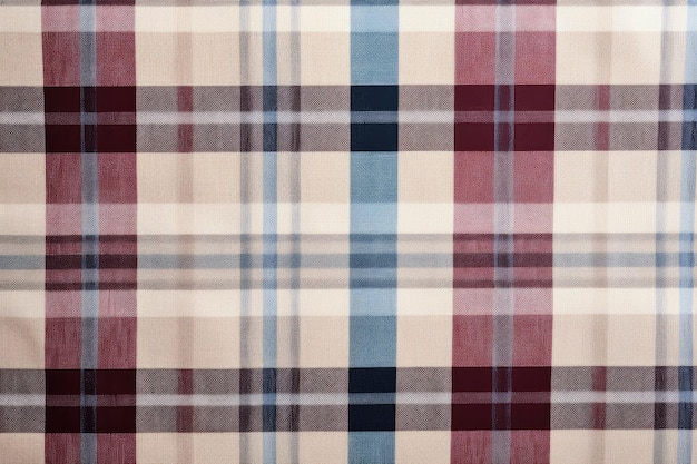 Plaid textured one fabric background Tartan vector textile of background check texture with a seamless pattern Ai generated