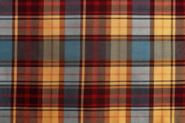 Plaid textured one fabric background Tartan vector textile of background check texture with a seamless pattern Ai generated