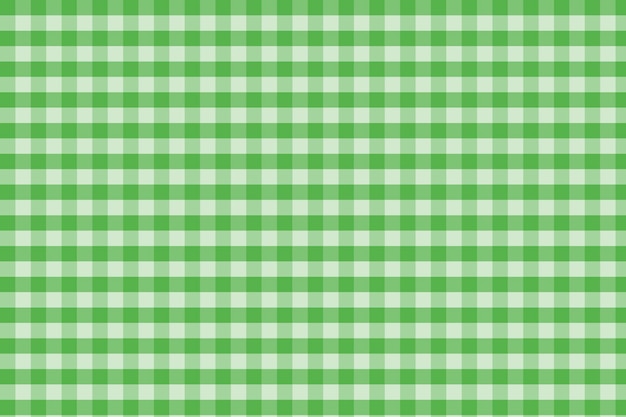 Plaid vector naadloze textuur Er is een groen patroon in het vak Checkered achtergrond