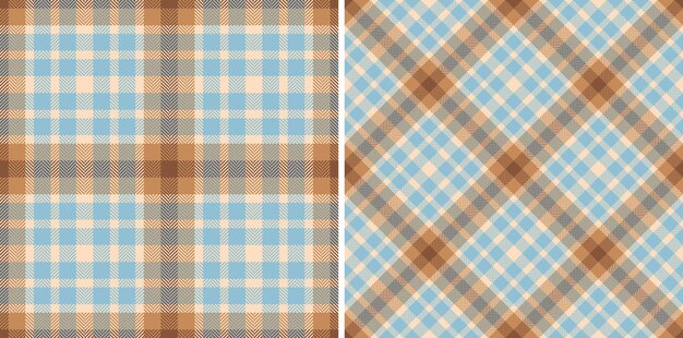 Plaid vector texture of tartan seamless textile with a background pattern check fabric