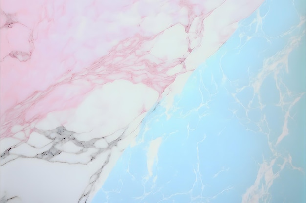 Plain baby blue and baby pink smooth marble background