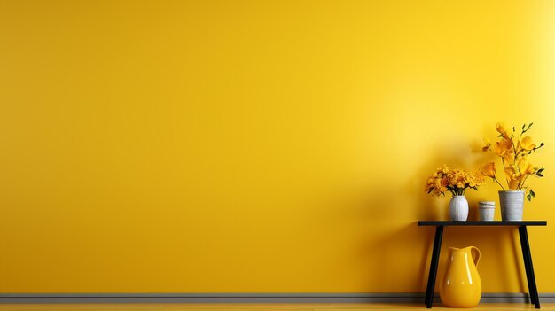 Plain background yellow