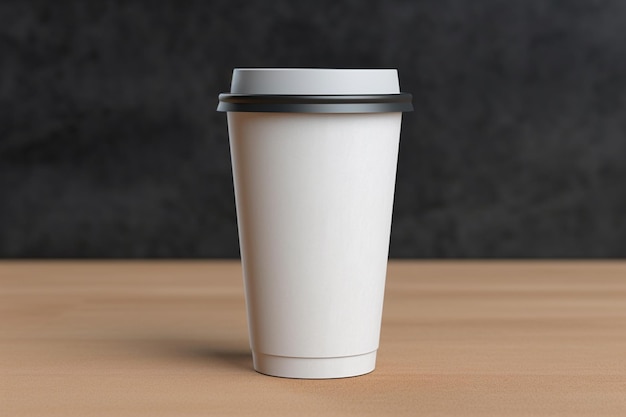 Plain Coffee Cup To Go Mockup