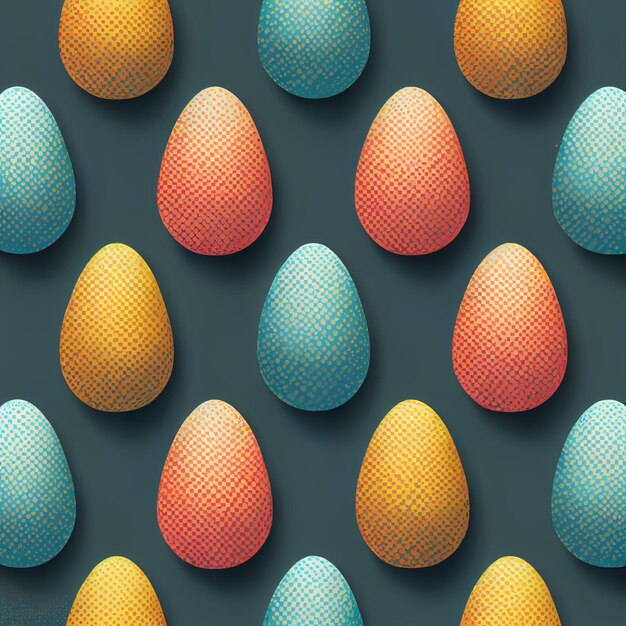 plain easter egg pattern