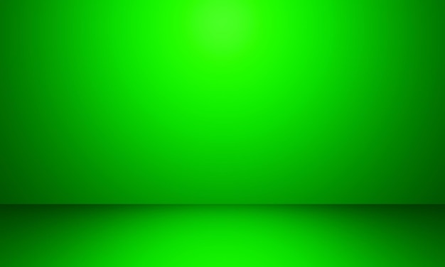 Photo plain green product background 3d rendering