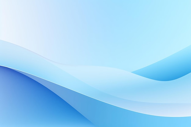 Photo plain light blue gradient color background