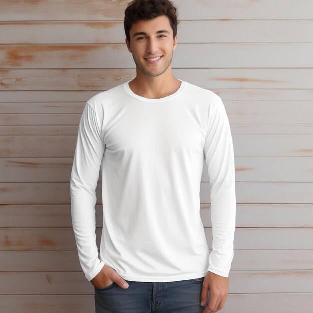 Plain long sleeve tshirt