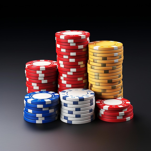 Plain poker chips slot