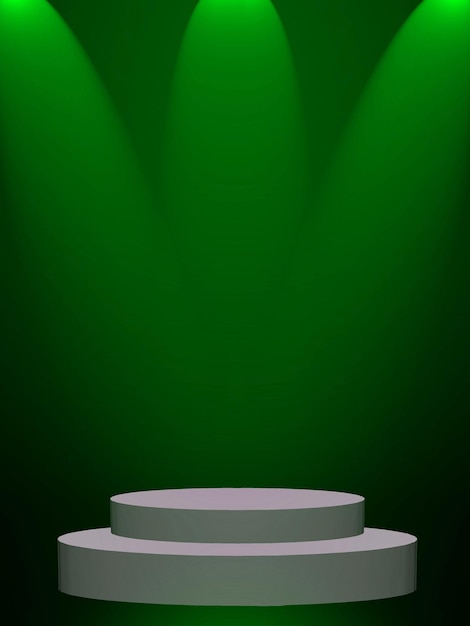 Plain studio green background