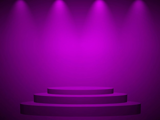 Plain studio purple background