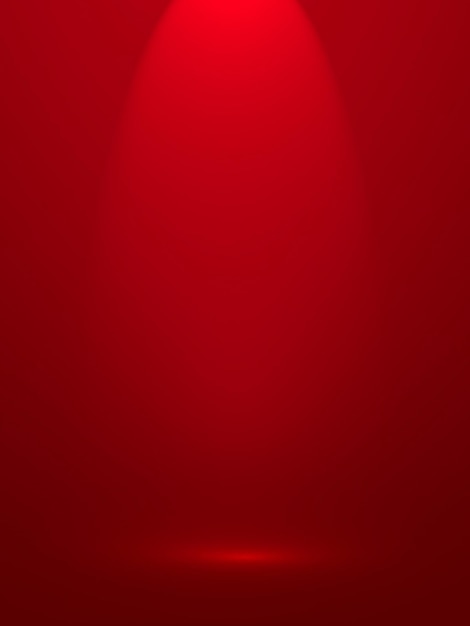 Plain studio red background