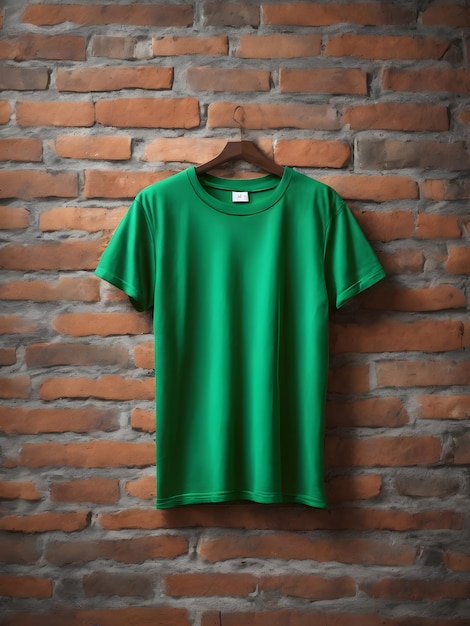 Foto modello di immagine di t-shirt normale