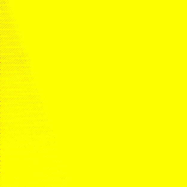 Plain yellow background Squared illustration with copy space