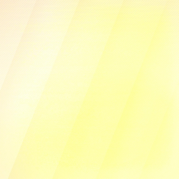 Plain yellow color square background with copy space for text or image