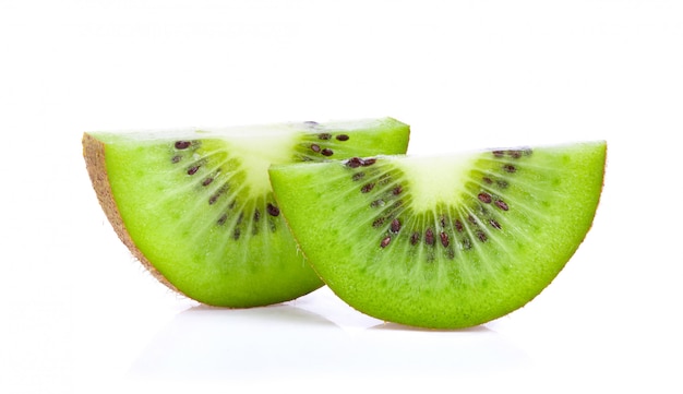 Plak van geïsoleerd kiwifruit