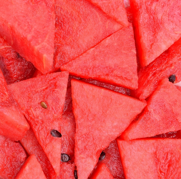 Plakjes watermeloen