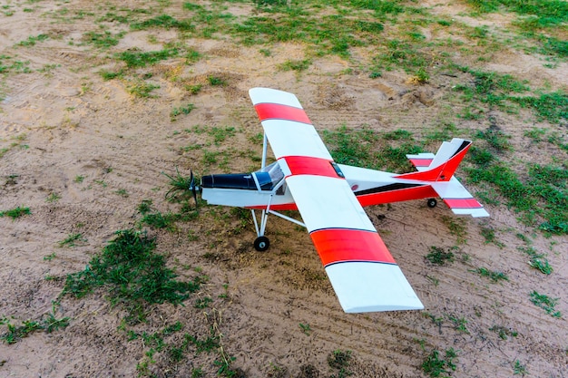 Photo the plane for radio remote control.