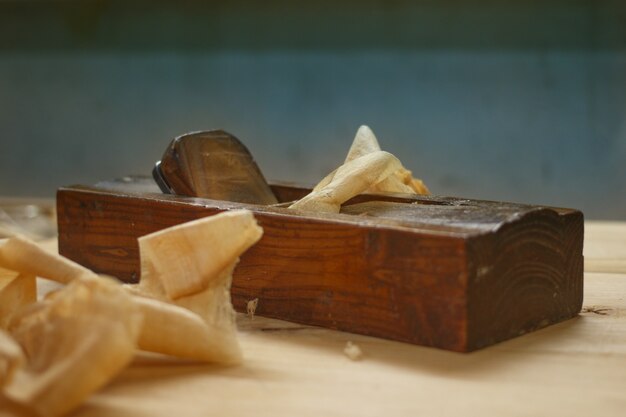 Plane and shavings