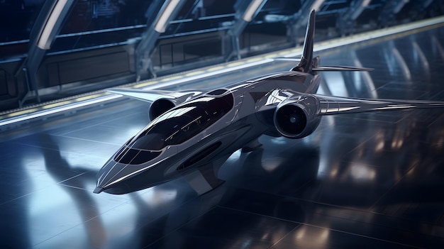 Plane super jet futuristic concept high technology