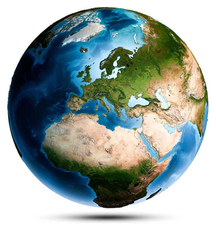 Foto planeet aarde wereld
