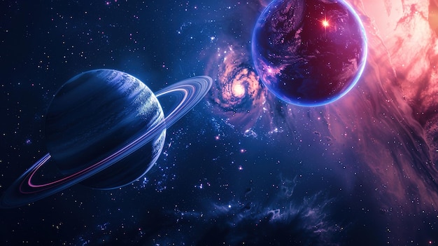 planeet behang