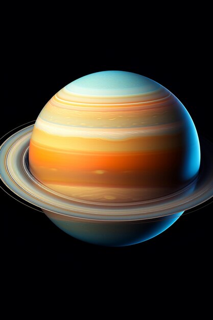 Planeet Saturnus Generatieve ai