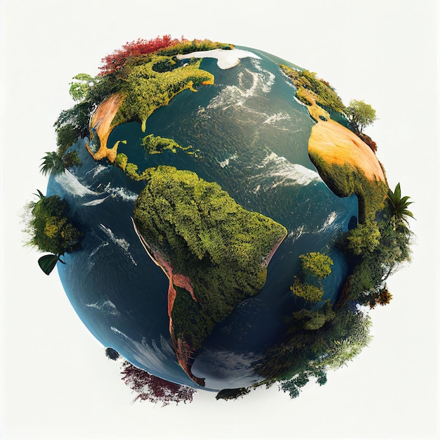 南アメリカ中心のジェネレーティブ Ai を使用した Planet 3D