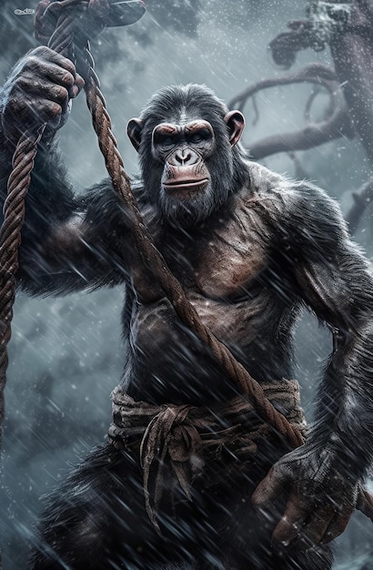 Плакат "Планета обезьян"