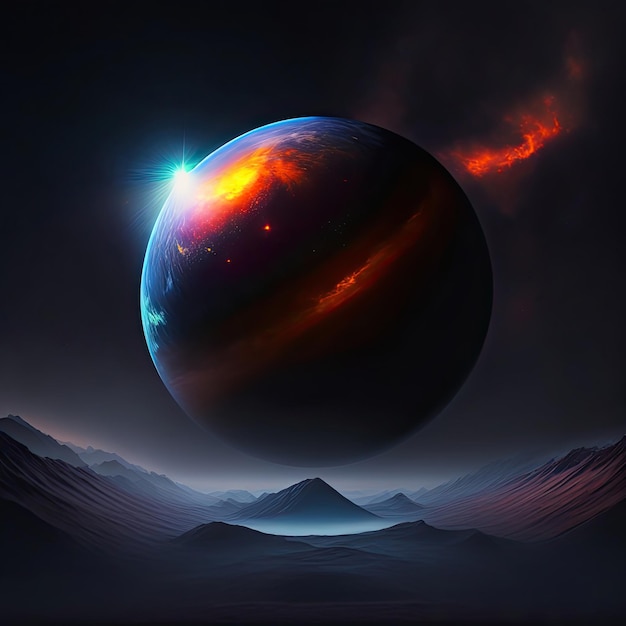 Planet in the dark