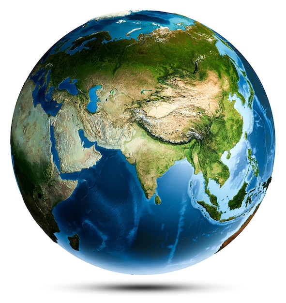 Photo planet earth globe world