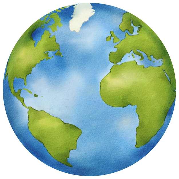 Photo planet earth this isolated representation is ideal for educational purposes specifically for school