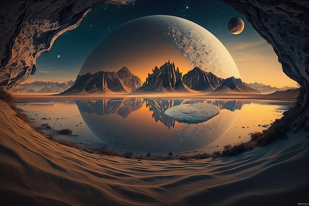 Photo planet landscapes