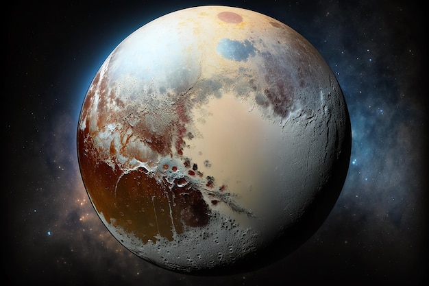 The planet Pluto in outer space astrology