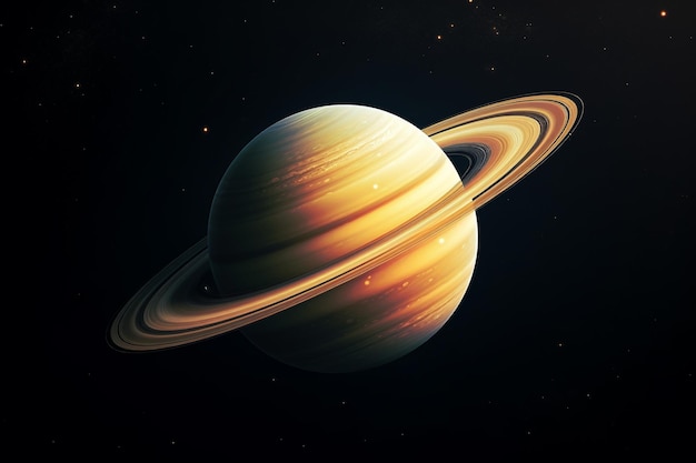 Planet Saturn Generative ai