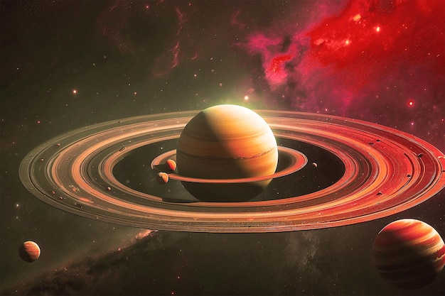 Фото Планета сатурн в космосе