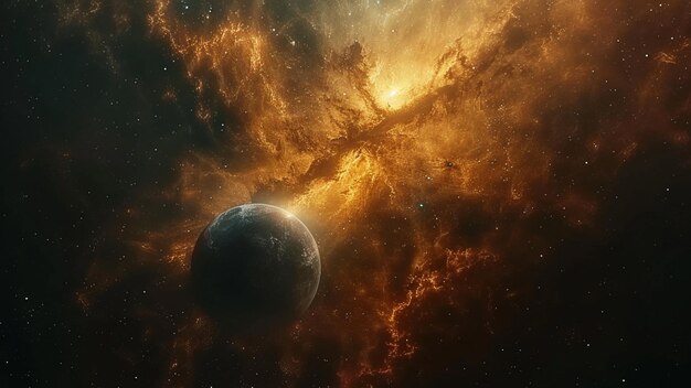 planet in space