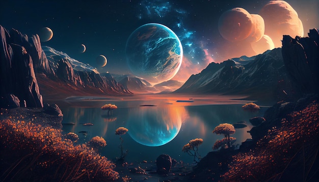 Photo the planet of the universe wallpapers