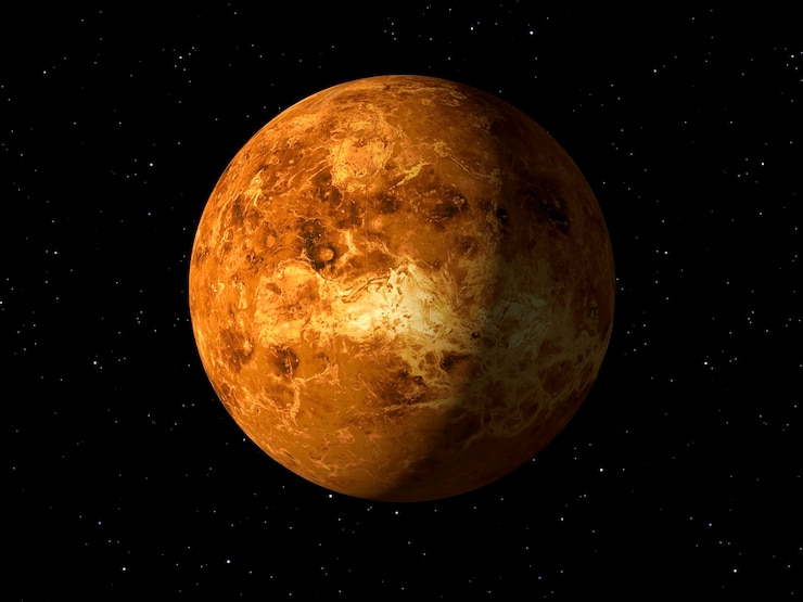 Photo planet venus done with nasa textures