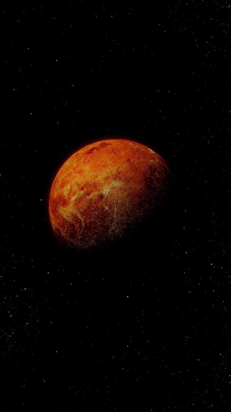 Photo planet venus spinning and sun rise front view of venus planet from space full 3d view of venus 4k resolution