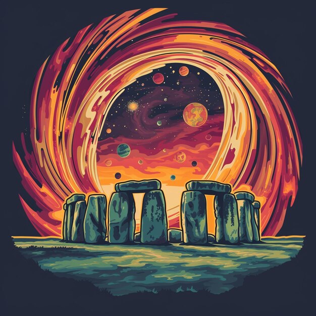 Planetary solstice stonehenge