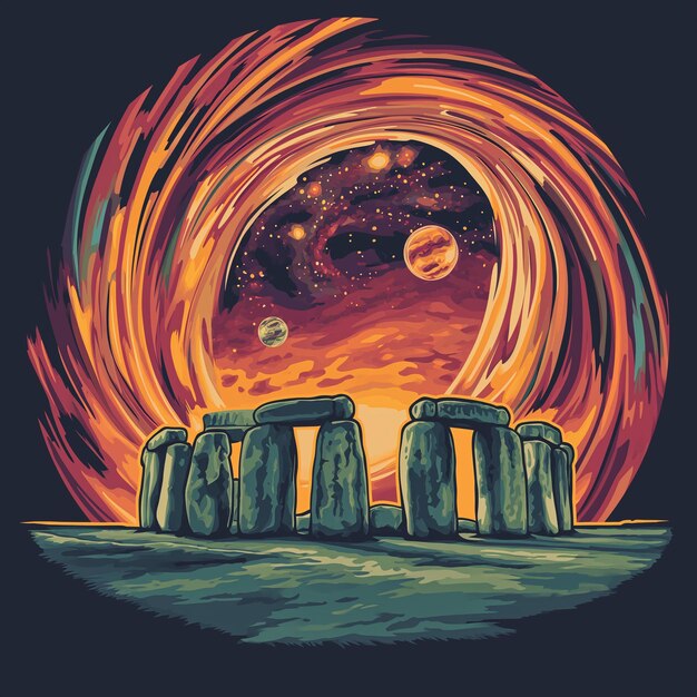 Planetary solstice stonehenge