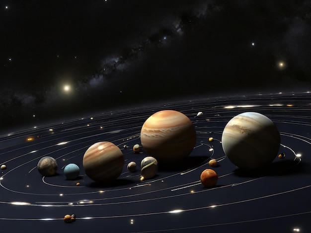 Planets are moving around the solar system