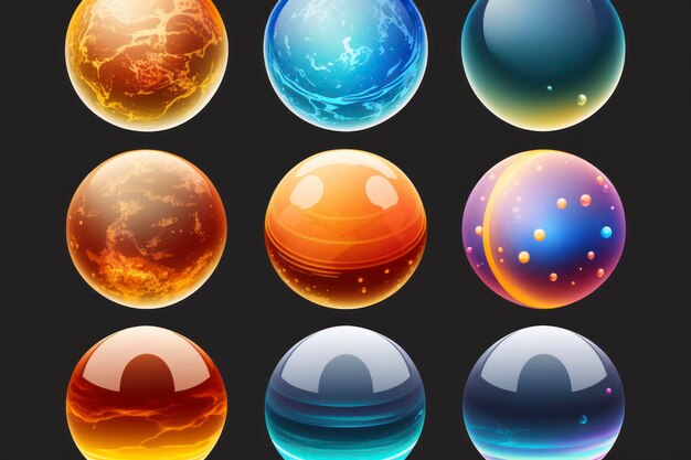 Photo planets clipart background