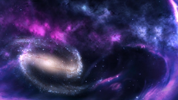 Planets Galaxy Science Fiction Wallpaper Beauty Deep Space Cosmos Physical Cosmology Stock Photos